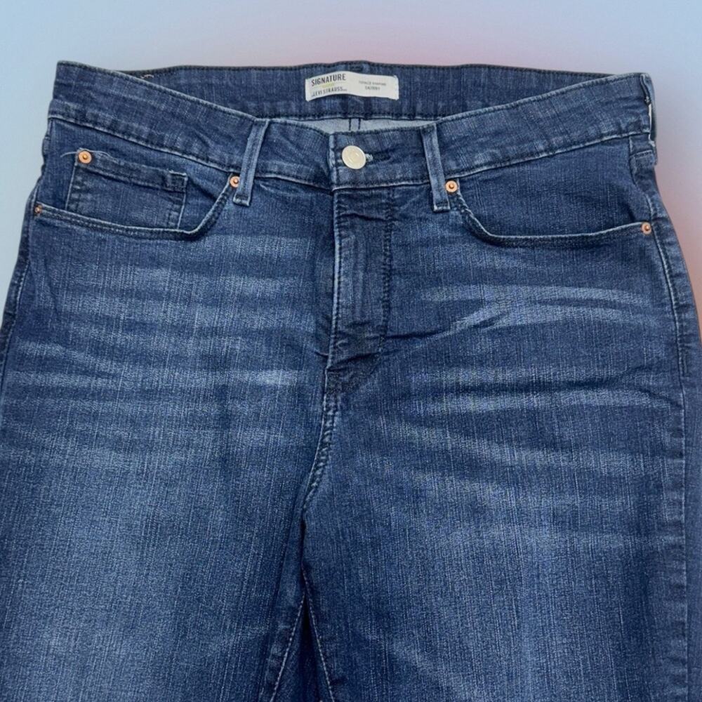 LEVI’S Women’s 14 Short TOTALLY SHAPING SKINNY Blue Jeans